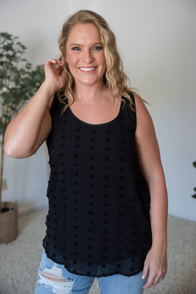 Live Your Best Life Tank in Black-Zenana-Timber Brooke Boutique, Online Women's Fashion Boutique in Amarillo, Texas