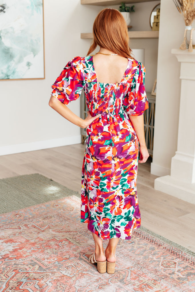 Stroll in the Park Floral Dress-Dresses-Timber Brooke Boutique, Online Women's Fashion Boutique in Amarillo, Texas