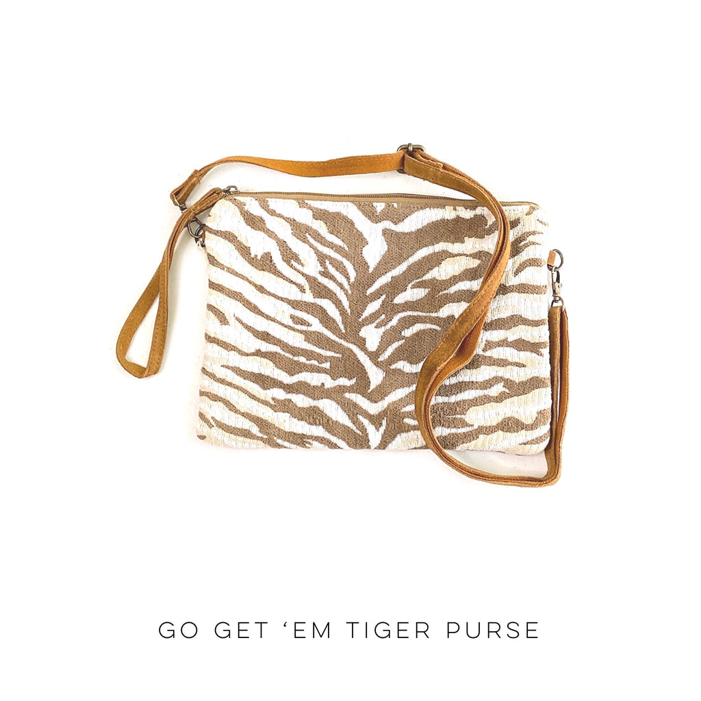 Go Get 'Em Tiger Purse-Urbanista-Timber Brooke Boutique, Online Women's Fashion Boutique in Amarillo, Texas