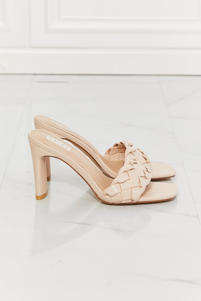 MMShoes Top of the World Braided Block Heel Sandals in Beige-Timber Brooke Boutique, Online Women's Fashion Boutique in Amarillo, Texas