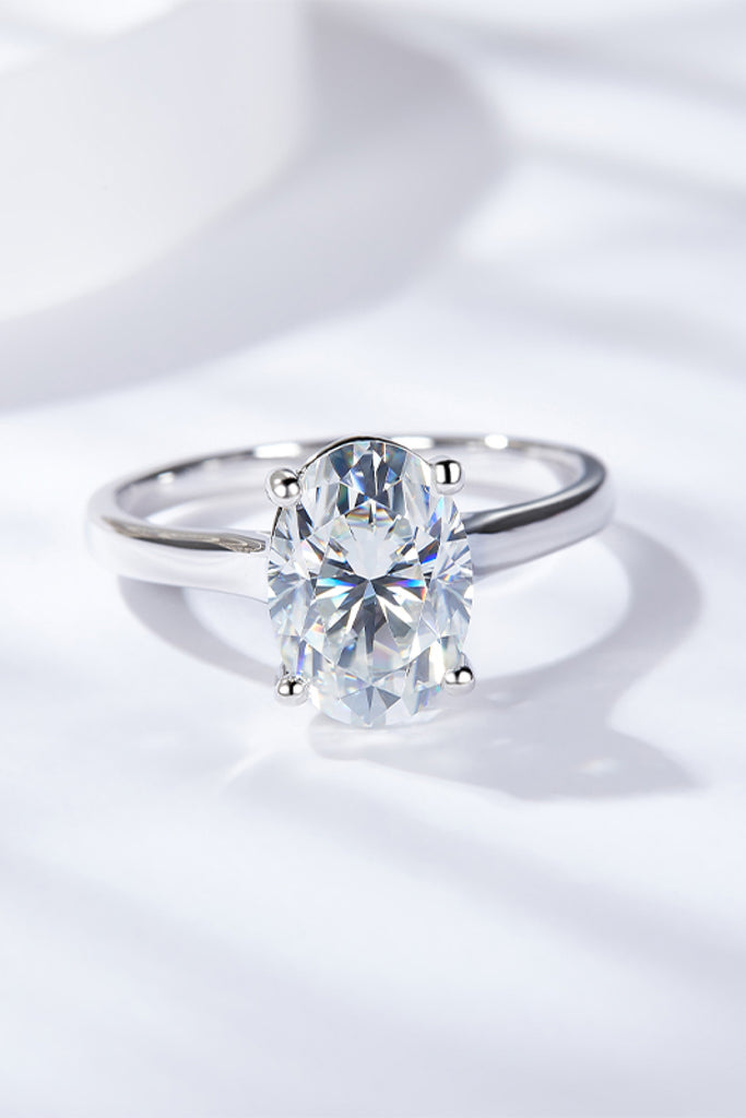 2.5 Carat Moissanite Solitaire Ring-Timber Brooke Boutique, Online Women's Fashion Boutique in Amarillo, Texas
