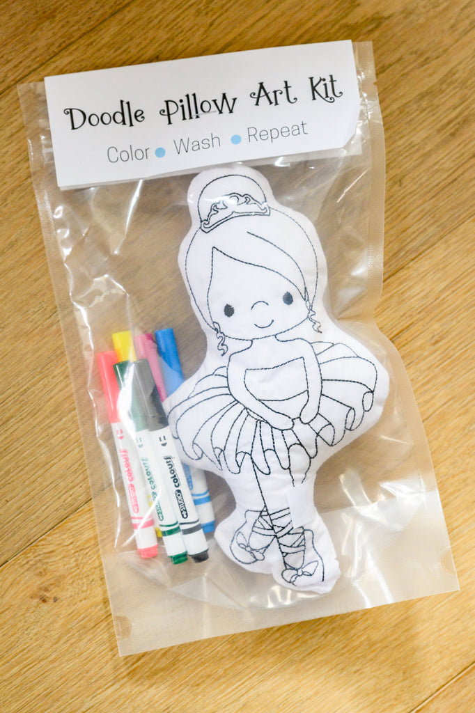 Ballerina Doodle Coloring Activity Doll-Womens-Timber Brooke Boutique, Online Women's Fashion Boutique in Amarillo, Texas