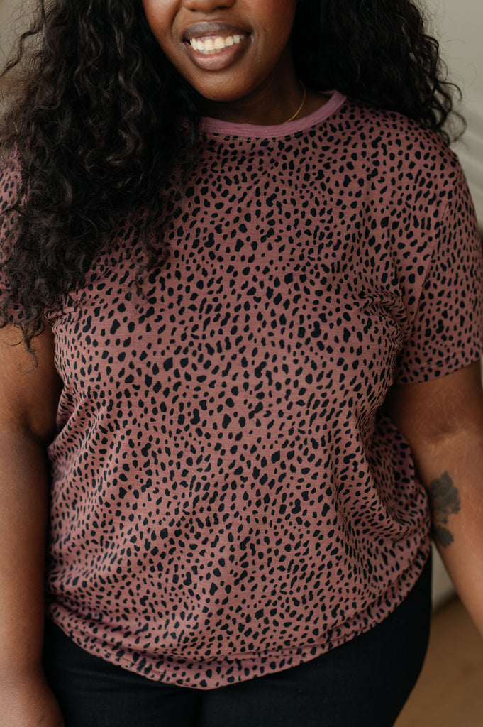 Cheetah Girl Short Sleeve Top-Womens-Timber Brooke Boutique, Online Women's Fashion Boutique in Amarillo, Texas