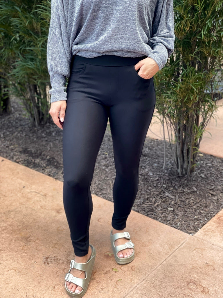 My Perfect Ponte Pants in Black-Yelete-Timber Brooke Boutique, Online Women's Fashion Boutique in Amarillo, Texas