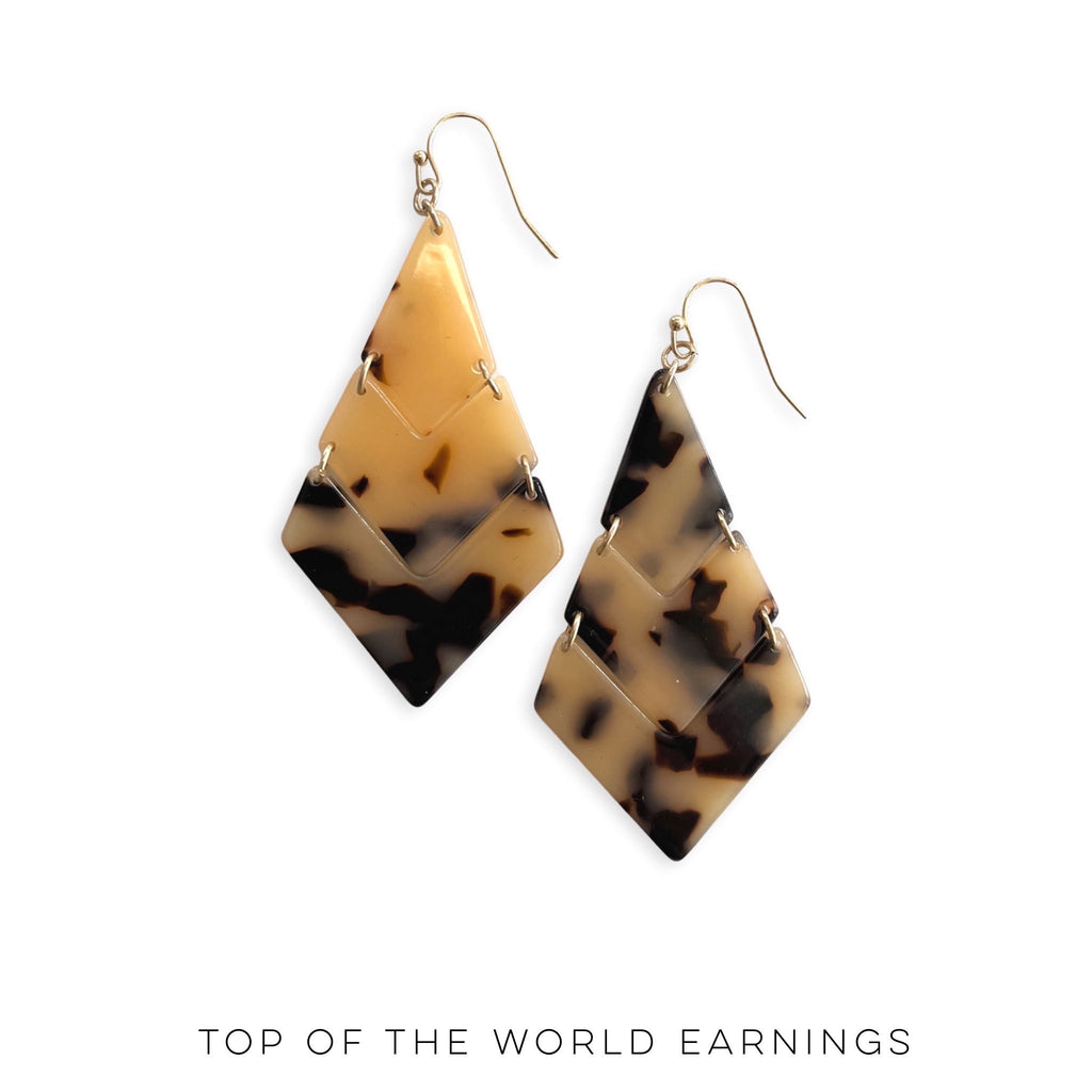 Top of the World Earrings-Urbanista-Timber Brooke Boutique, Online Women's Fashion Boutique in Amarillo, Texas