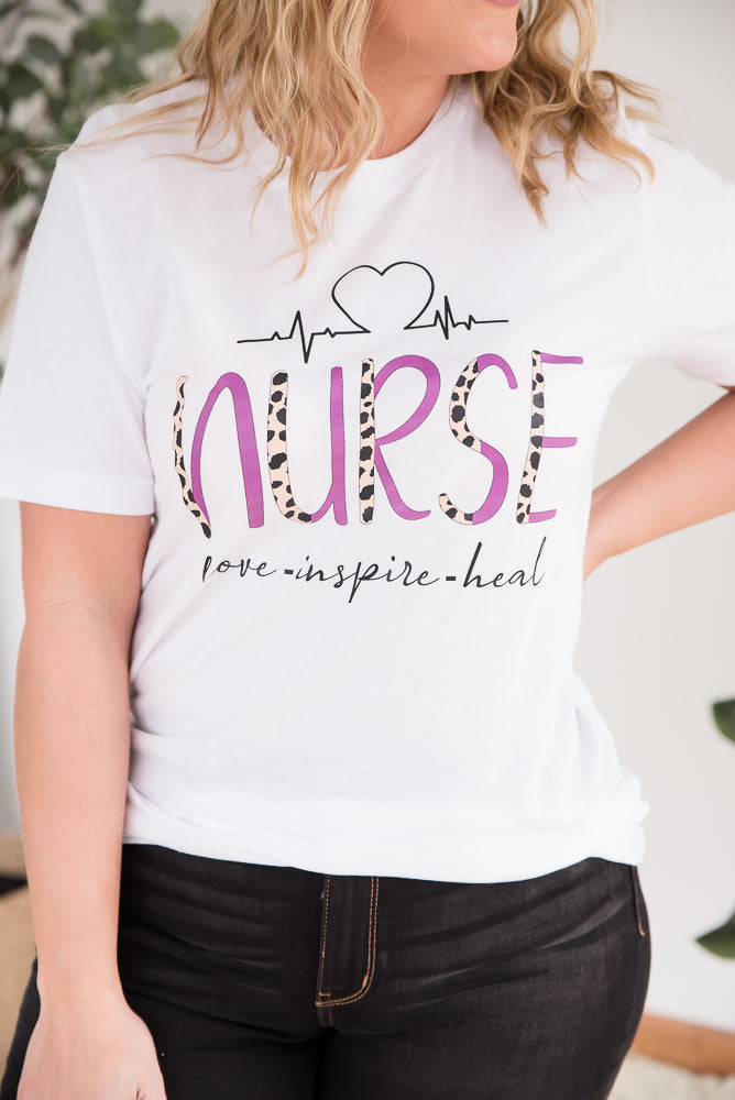 Nurse Graphic Tee-BT Graphic Tee-Timber Brooke Boutique, Online Women's Fashion Boutique in Amarillo, Texas