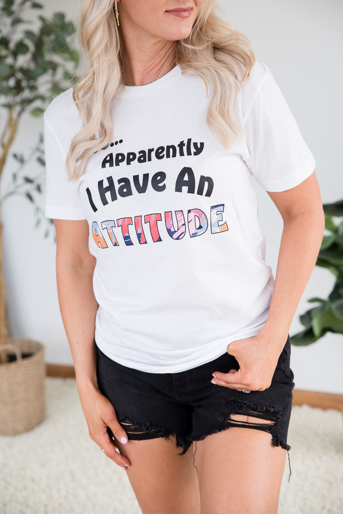 I Have an Attitude Graphic Tee-BT Graphic Tee-Timber Brooke Boutique, Online Women's Fashion Boutique in Amarillo, Texas