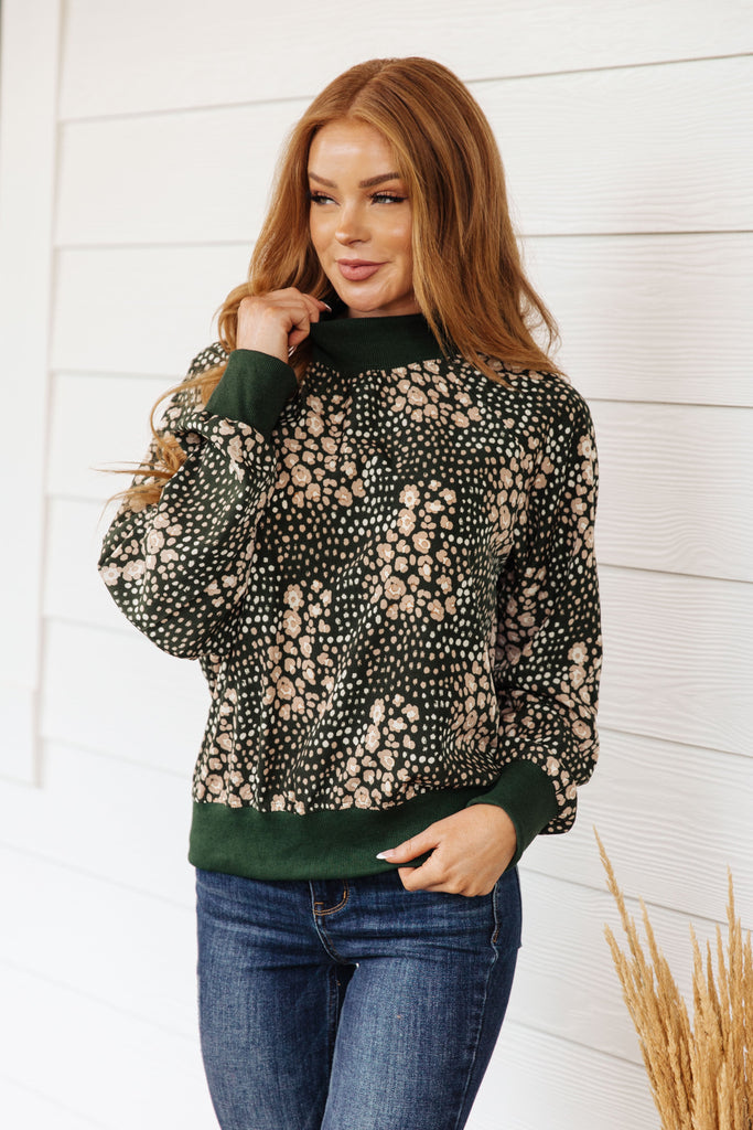 Where Are We Going Mock Neck Pullover-Womens-Timber Brooke Boutique, Online Women's Fashion Boutique in Amarillo, Texas