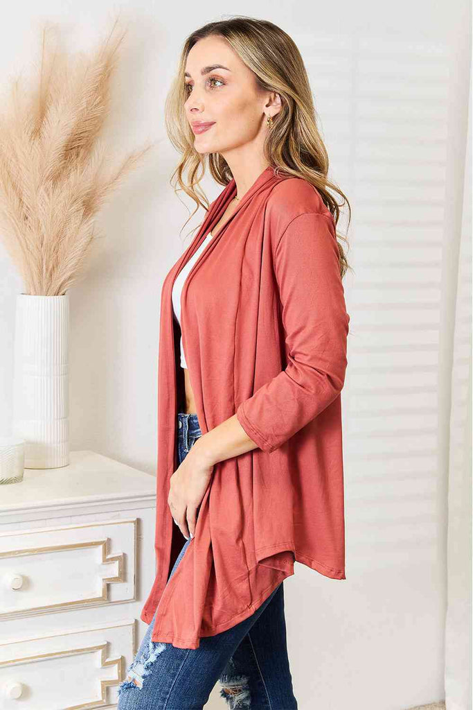 Culture Code Full Size Open Front Cardigan-Cardigans and Wraps-Timber Brooke Boutique, Online Women's Fashion Boutique in Amarillo, Texas