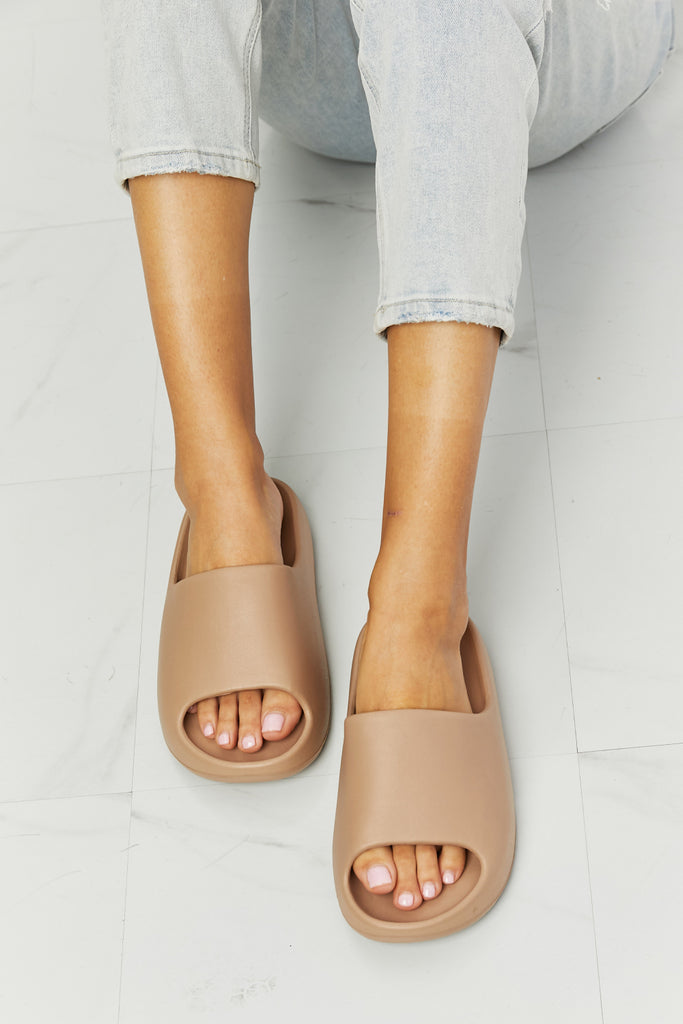 NOOK JOI In My Comfort Zone Slides in Beige-Shoes-Timber Brooke Boutique, Online Women's Fashion Boutique in Amarillo, Texas
