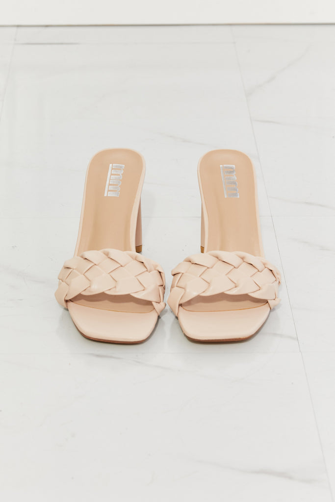 MMShoes Top of the World Braided Block Heel Sandals in Beige-Timber Brooke Boutique, Online Women's Fashion Boutique in Amarillo, Texas