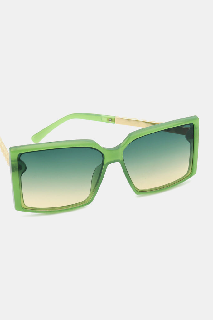 Polycarbonate Frame Square Sunglasses-Timber Brooke Boutique, Online Women's Fashion Boutique in Amarillo, Texas