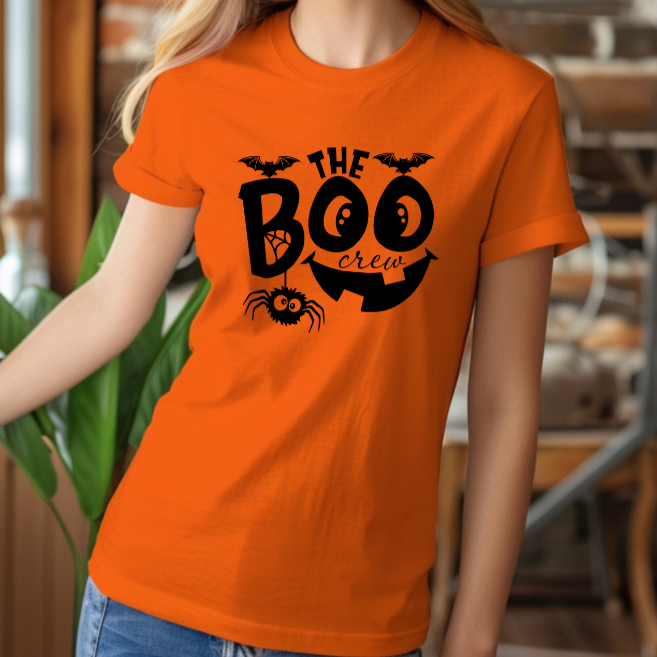 The Boo Crew Tee- Youth-BT Graphic Tee-Timber Brooke Boutique, Online Women's Fashion Boutique in Amarillo, Texas