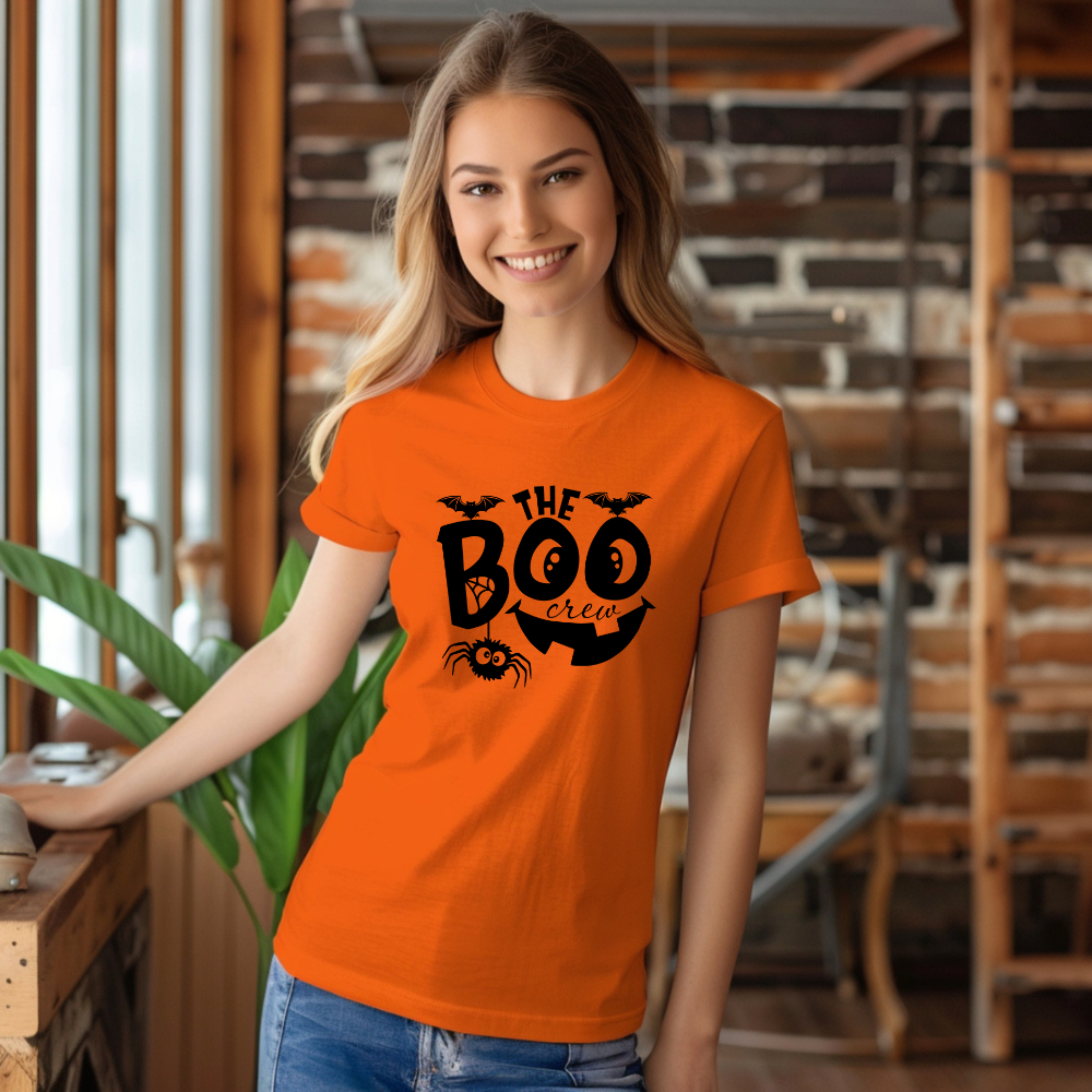 The Boo Crew Tee- Adult-BT Graphic Tee-Timber Brooke Boutique, Online Women's Fashion Boutique in Amarillo, Texas