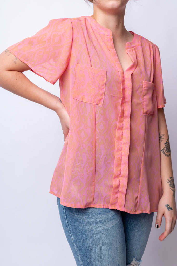 Let Me See You Do It Shawl Neckline Blouse- 6/25/2024-Tops-Timber Brooke Boutique, Online Women's Fashion Boutique in Amarillo, Texas