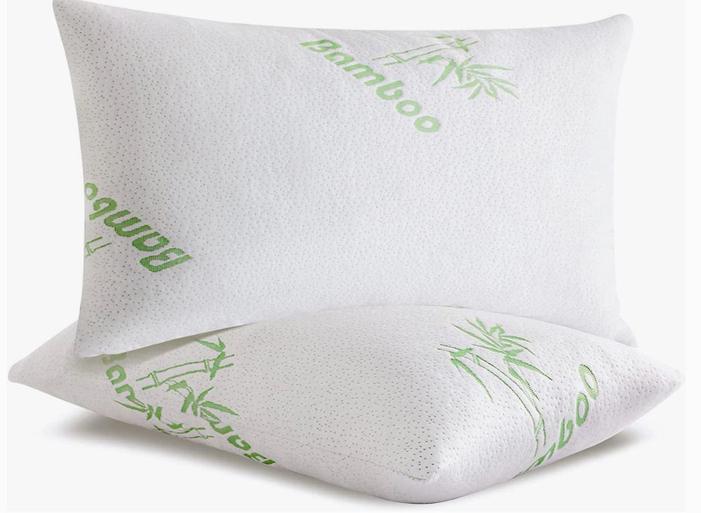 2 Pack King Size Memory Foam Bamboo Cooling Pillow-Pillow-Timber Brooke Boutique, Online Women's Fashion Boutique in Amarillo, Texas