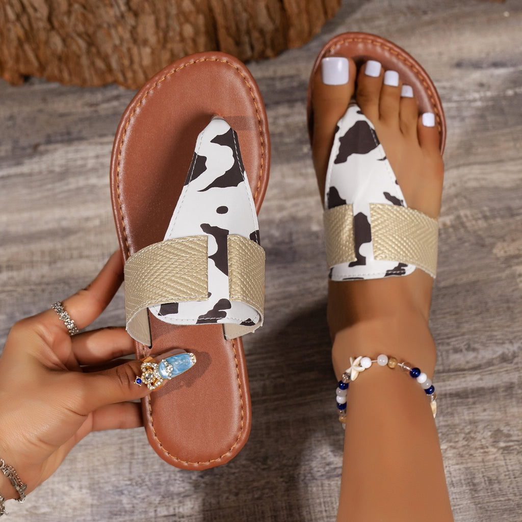 Animal Print Open Toe Sandals-Timber Brooke Boutique, Online Women's Fashion Boutique in Amarillo, Texas