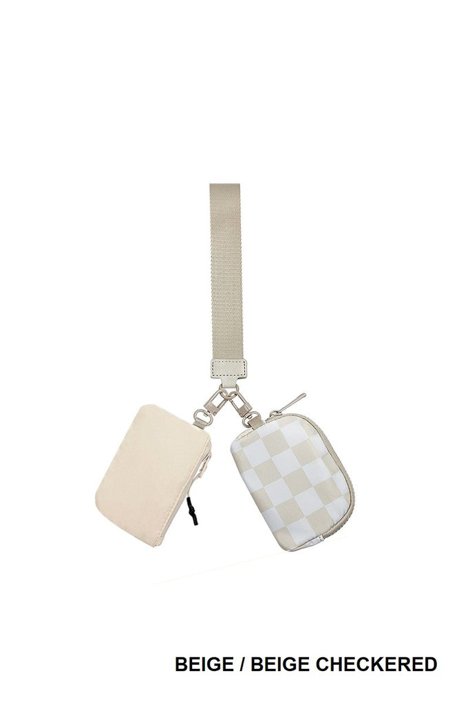 Viral Dual Pouch Wristlet Keychain-Belt Bags-Timber Brooke Boutique, Online Women's Fashion Boutique in Amarillo, Texas