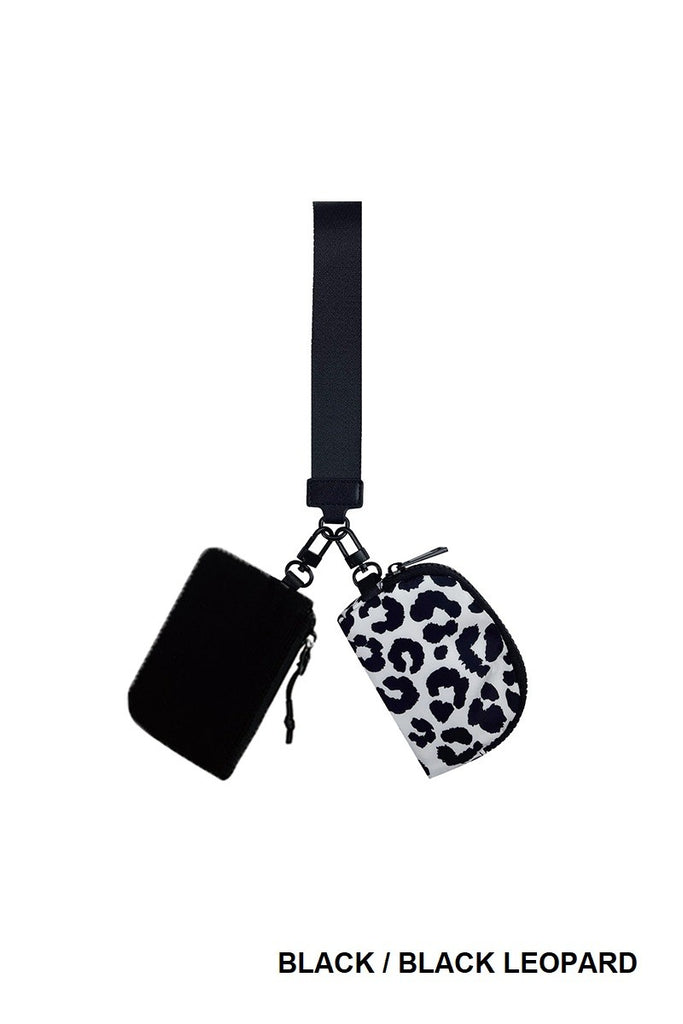 Viral Dual Pouch Wristlet Keychain-Belt Bags-Timber Brooke Boutique, Online Women's Fashion Boutique in Amarillo, Texas