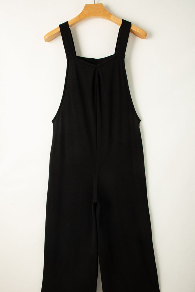 Buttoned Wide Leg Overalls-Timber Brooke Boutique, Online Women's Fashion Boutique in Amarillo, Texas
