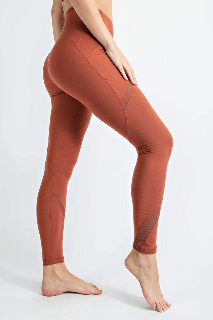 Butter Leggings With Mesh-Shorts-Timber Brooke Boutique, Online Women's Fashion Boutique in Amarillo, Texas