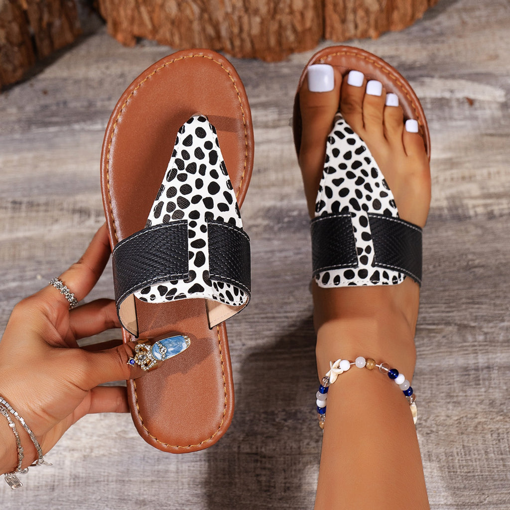 Animal Print Open Toe Sandals-Timber Brooke Boutique, Online Women's Fashion Boutique in Amarillo, Texas