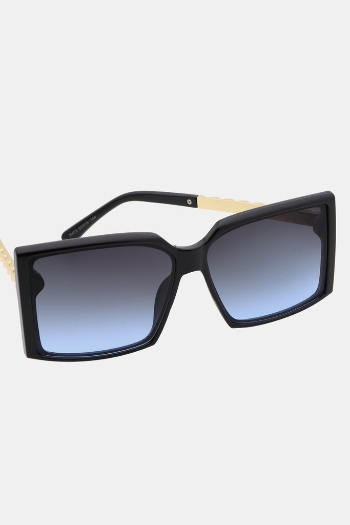 Polycarbonate Frame Square Sunglasses-Timber Brooke Boutique, Online Women's Fashion Boutique in Amarillo, Texas