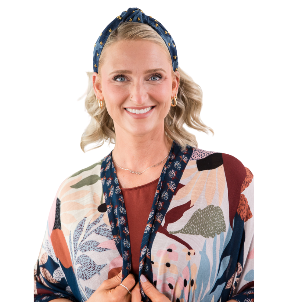 Stars on Denim Headband-Julia Rose-Timber Brooke Boutique, Online Women's Fashion Boutique in Amarillo, Texas