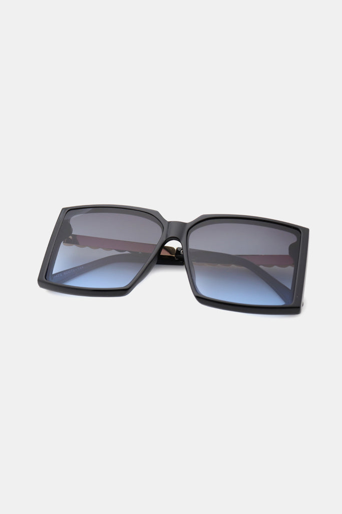 Polycarbonate Frame Square Sunglasses-Timber Brooke Boutique, Online Women's Fashion Boutique in Amarillo, Texas