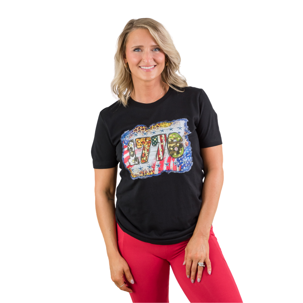 1776 Tee-BT Graphic Tee-Timber Brooke Boutique, Online Women's Fashion Boutique in Amarillo, Texas