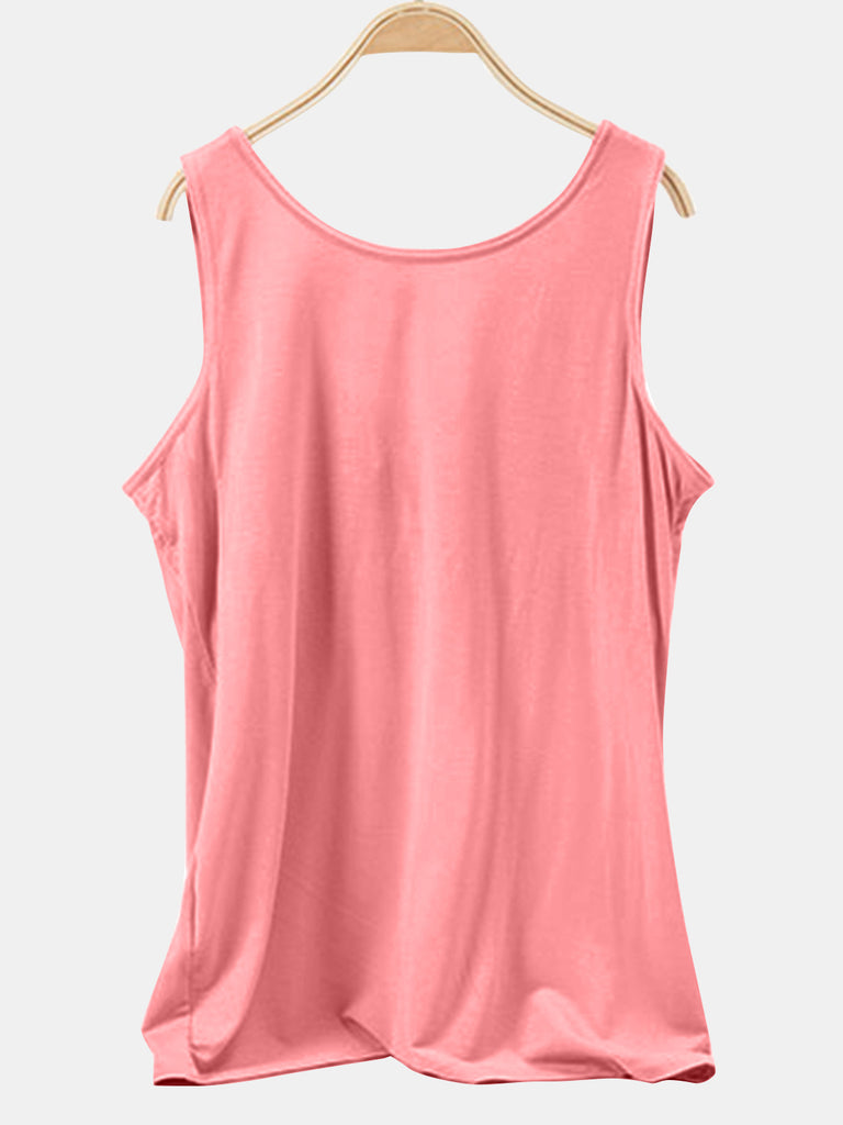 Scoop Neck Wide Strap Tank-Timber Brooke Boutique, Online Women's Fashion Boutique in Amarillo, Texas
