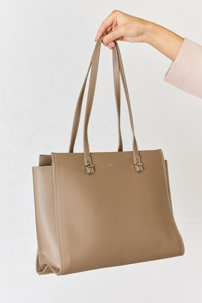 David Jones Medium Work Tote Bag-Timber Brooke Boutique, Online Women's Fashion Boutique in Amarillo, Texas