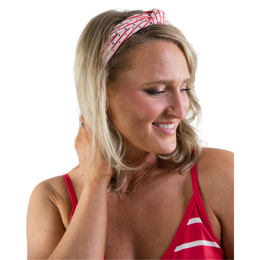 Patriotic Headband-Julia Rose-Timber Brooke Boutique, Online Women's Fashion Boutique in Amarillo, Texas