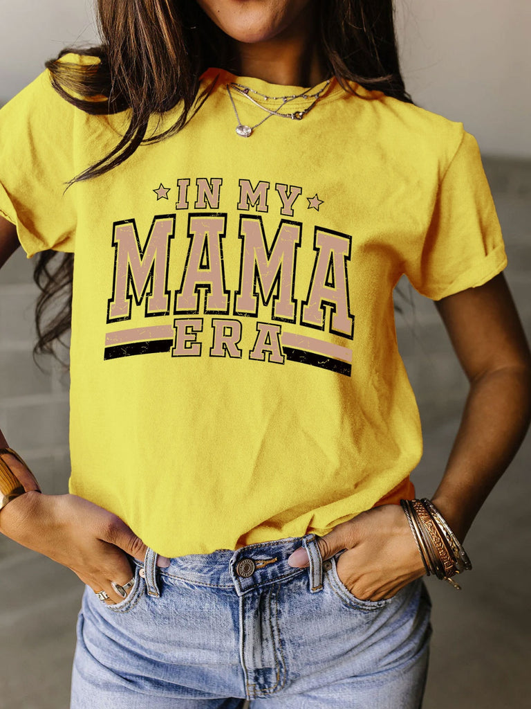 Full Size Letter Graphic Round Neck Short Sleeve T-Shirt-Timber Brooke Boutique, Online Women's Fashion Boutique in Amarillo, Texas
