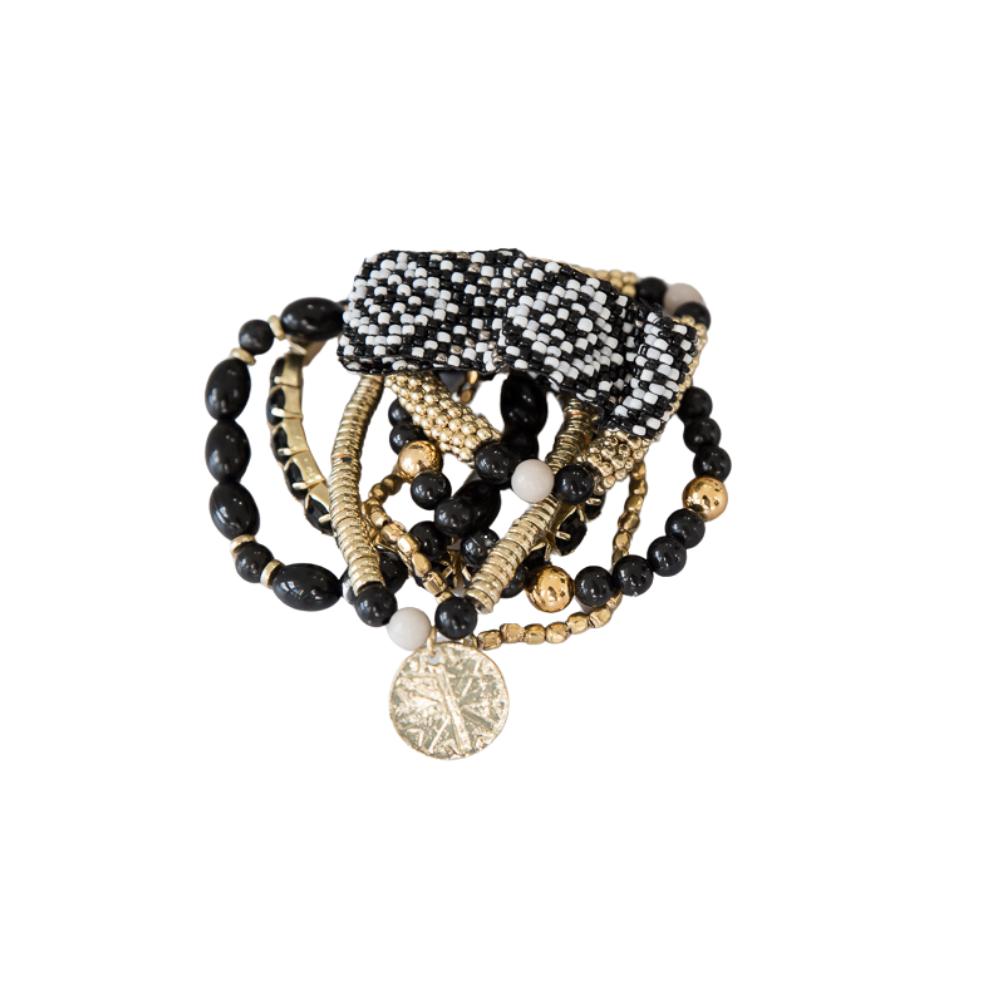 Next to You Bracelet Set in Black-Urbanista-Timber Brooke Boutique, Online Women's Fashion Boutique in Amarillo, Texas