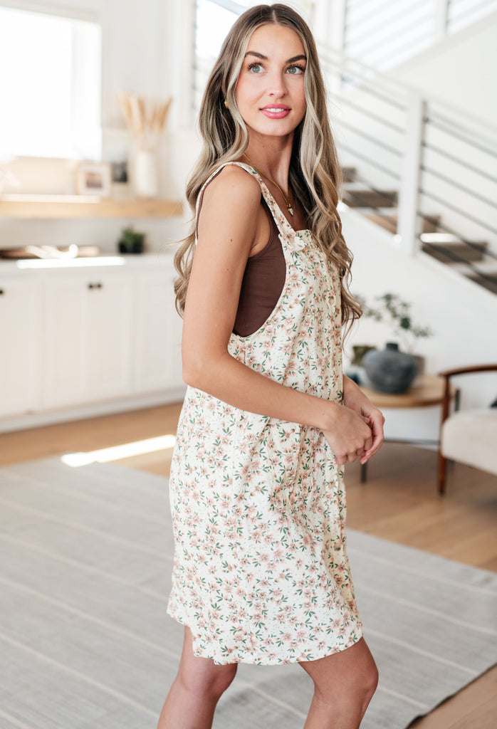 Baby Blossoms Floral Jumper-Dresses-Timber Brooke Boutique, Online Women's Fashion Boutique in Amarillo, Texas