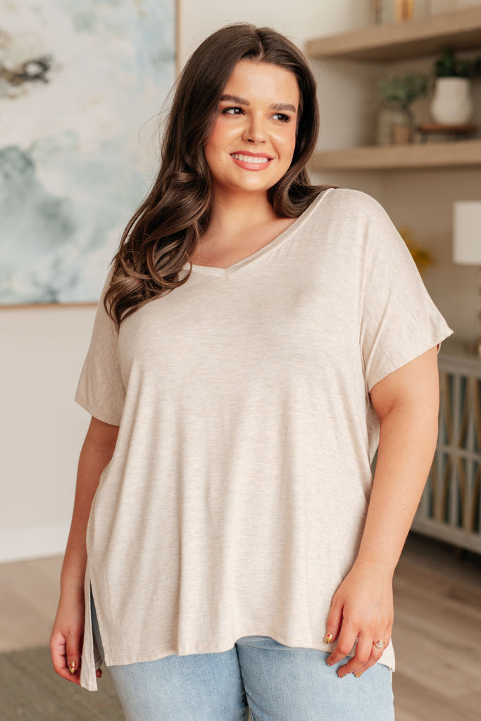 Clear Things Up V-Neck Top-Tops-Timber Brooke Boutique, Online Women's Fashion Boutique in Amarillo, Texas