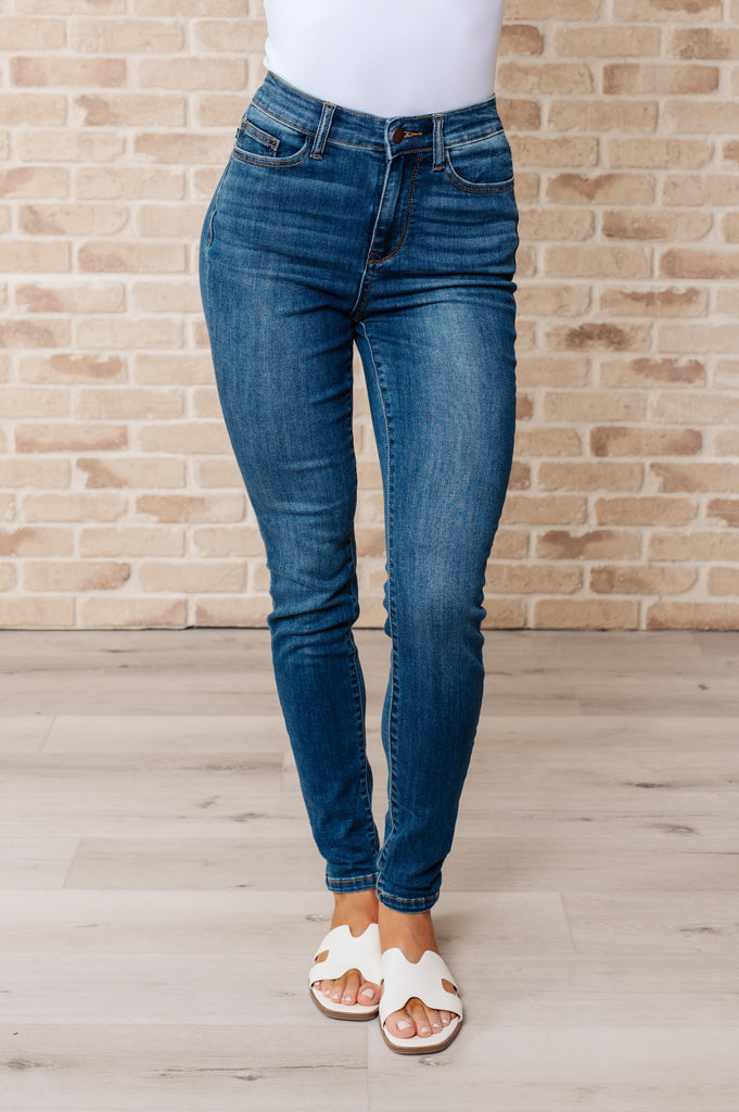 Daphne High Rise Skinny Jeans-Denim-Timber Brooke Boutique, Online Women's Fashion Boutique in Amarillo, Texas