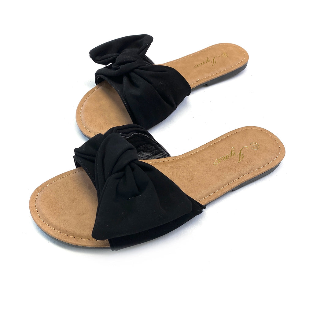 Why Knot Sandal in Black-Red Shoe Lover-Timber Brooke Boutique, Online Women's Fashion Boutique in Amarillo, Texas