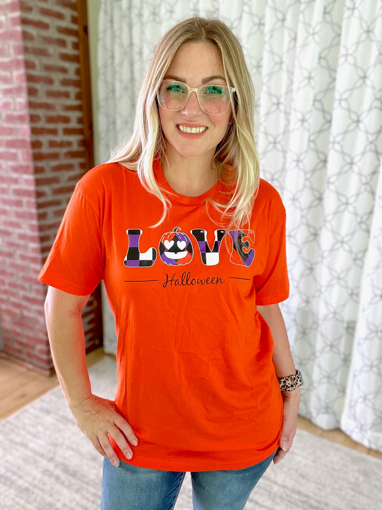 Love Halloween Tee-BT Graphic Tee-Timber Brooke Boutique, Online Women's Fashion Boutique in Amarillo, Texas