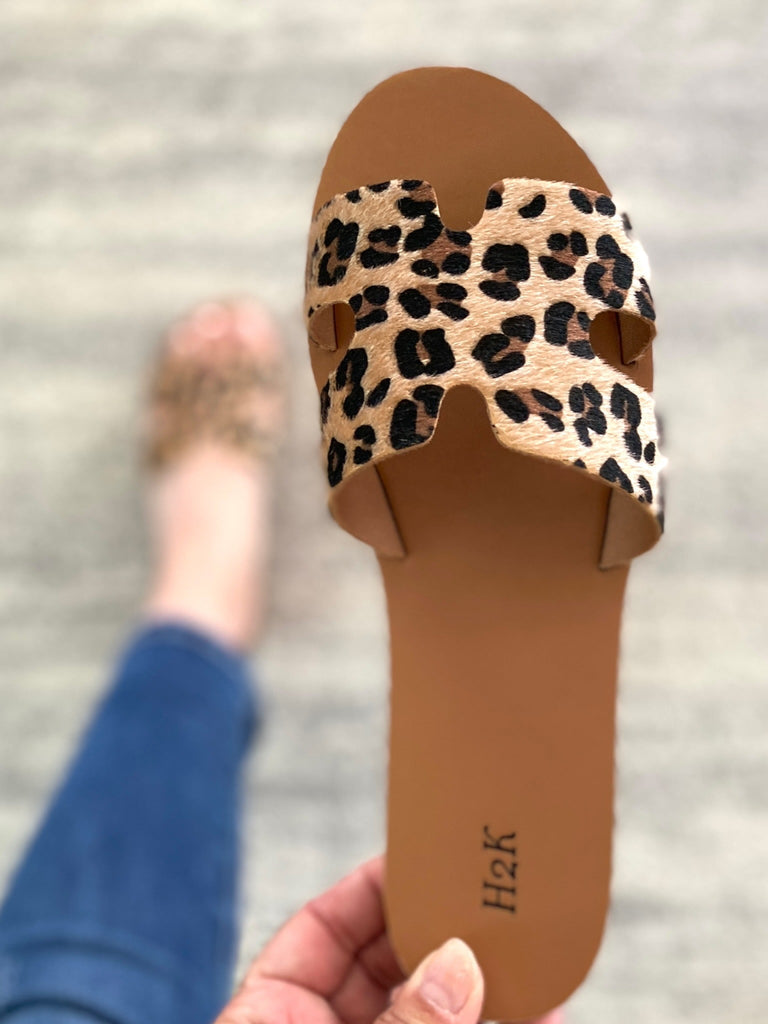 Malibu Slides in Leopard-H2K-Timber Brooke Boutique, Online Women's Fashion Boutique in Amarillo, Texas