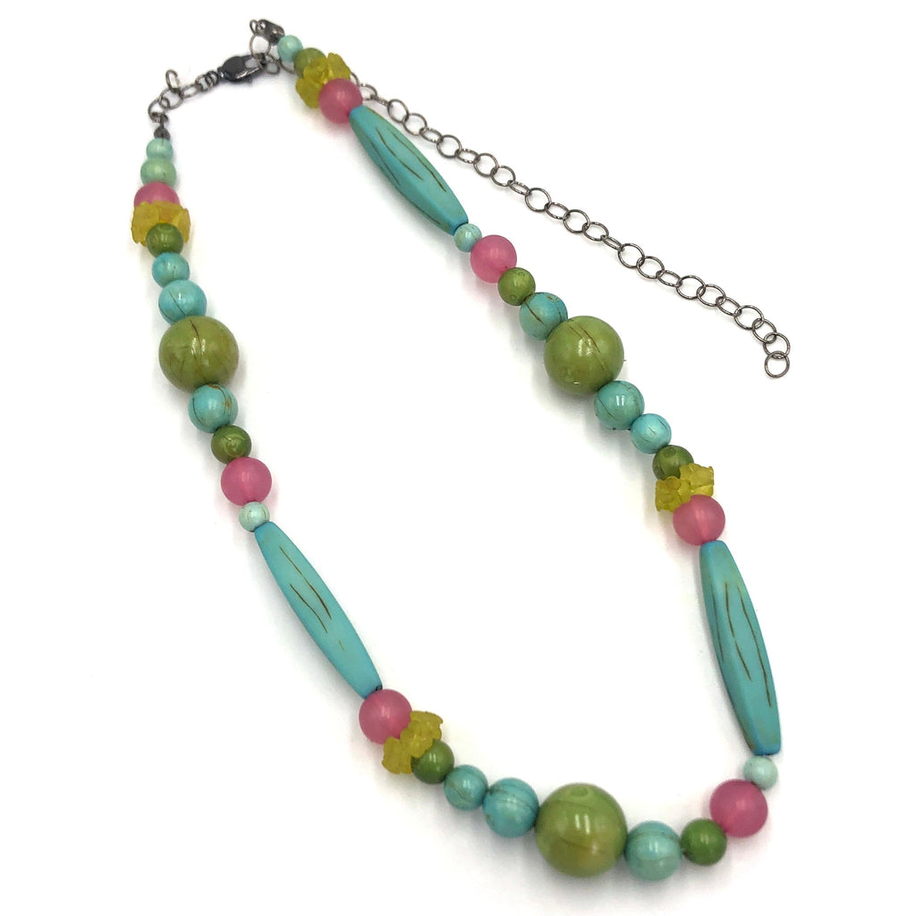 Spring Petals Marco Necklace-Marco Necklaces-Timber Brooke Boutique, Online Women's Fashion Boutique in Amarillo, Texas