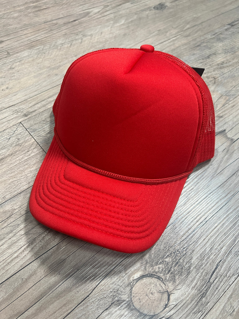 Levelland - Solid Trucker Hat-Hat Bar-Timber Brooke Boutique, Online Women's Fashion Boutique in Amarillo, Texas