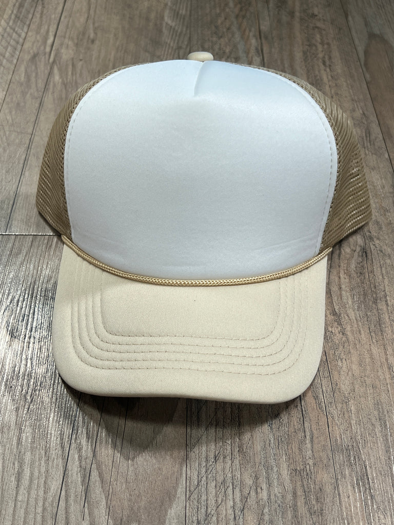 Levelland - White Front Trucker Hat-Hat Bar-Timber Brooke Boutique, Online Women's Fashion Boutique in Amarillo, Texas