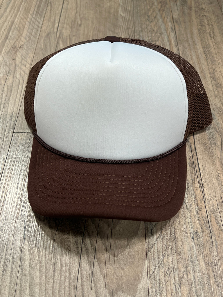 Levelland - White Front Trucker Hat-Hat Bar-Timber Brooke Boutique, Online Women's Fashion Boutique in Amarillo, Texas
