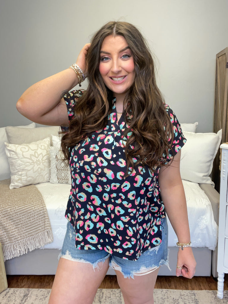 Nothing On My Mind-Short Sleeve Top-Timber Brooke Boutique, Online Women's Fashion Boutique in Amarillo, Texas