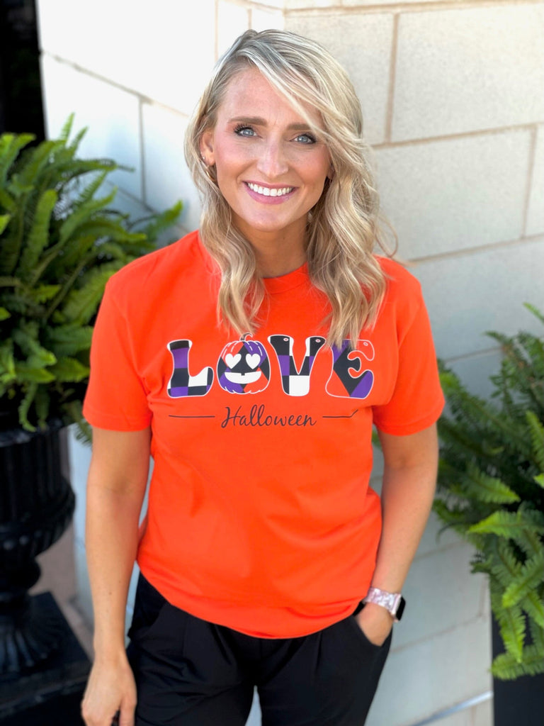 Love Halloween Tee-BT Graphic Tee-Timber Brooke Boutique, Online Women's Fashion Boutique in Amarillo, Texas