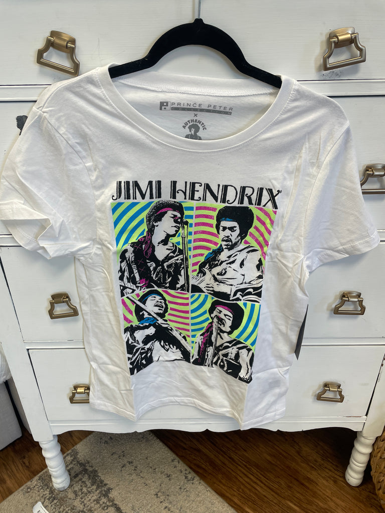 SAMPLE! Jimmy Hendrix Graphic Tee-Timber Brooke Boutique, Online Women's Fashion Boutique in Amarillo, Texas