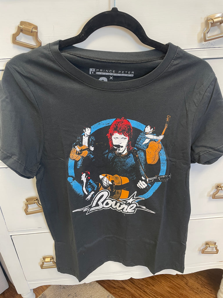 SAMPLE! Bowie Graphic Tee-Timber Brooke Boutique, Online Women's Fashion Boutique in Amarillo, Texas