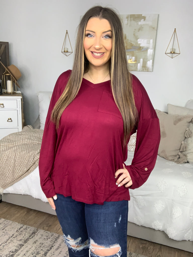 Calling For You-Long Sleeve Tops-Timber Brooke Boutique, Online Women's Fashion Boutique in Amarillo, Texas